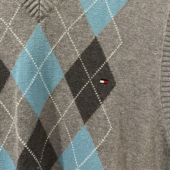 Tommy Hilfiger argyle sweater vest. Size xxl - Picture 5 of 8